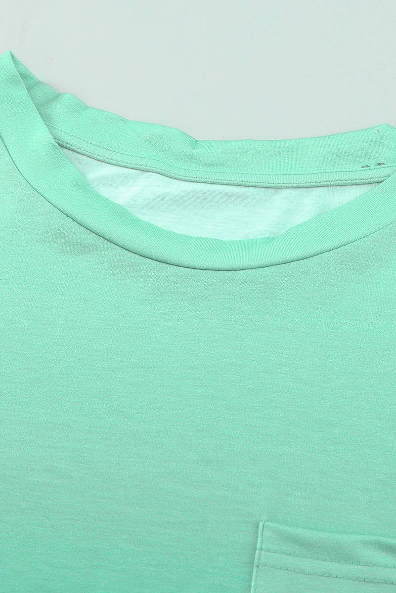 Short Sleeve Ombre T-Shirt With Pocket